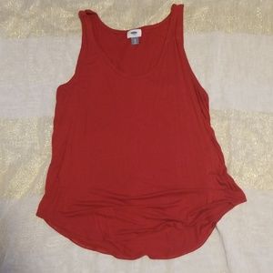 Red blouse tank